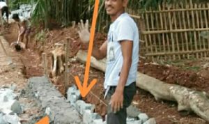 Proyek SPAL di Desa Buniayu Diduga Asal Jadi