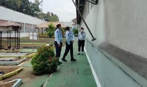 Amankan Nataru, Lapas Pemuda Kelas IIA Tangerang Cek Kembali Bangunan Fisik Sekeliling Lapas