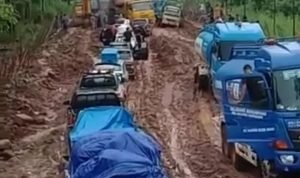 Ketua DPRD Konut Ikbar, Desak BPJN XXI Segera Evaluasi Pekerjaan Jalan di Desa Sambandete 