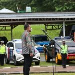 Bupati Halsel Pimpin Apel Gelar Pasukan Ops Lilin Kieraha 2021