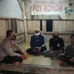 Beri Rasa Aman Kepada Warga Personel Polsek Pamarayan Laksanakan Sambang Poskamling