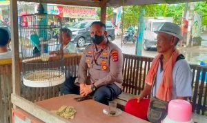 Kapolsek Pasarkemis Polresta Tangerang Patroli Dialogis Sambangi Pangkalan Becak