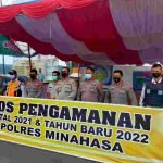 Pos Pengamanan Nataru Boulevard Tondano Dikunjungi Pusdokkes Mabes Polri