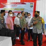 Kapolda Apresiasi Antusiasme Warga Ikuti Vaksinasi di Gerai Vaksin Presisi Polres Bitung