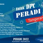 Dhoni Martien, Doktor Hukum Calon Kandidat Ketua DPC Peradi Tangerang 2022-2027
