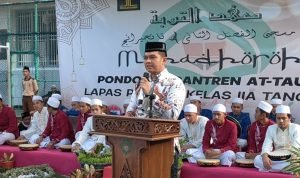 Sambut Tahun 2022, Lapas Pemuda Kelas IIA Tangerang Gelar Muhadhoroh