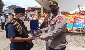 Polsek Pasarkemis Polresta Tangerang Gelar Upacara Pelepasan Anggota Purna Tugas