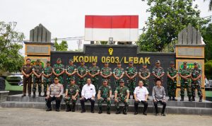 Danrem 064/MY Dampingi Pangdam III/Siliwangi Tinjau Vaksinasi di Kabupaten Lebak