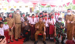 Wabup Minsel Petra Rembang Resmi Buka Launching Program Vaksinasi Covid-19 Untuk Anak