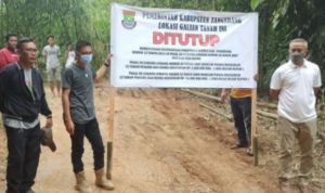 Camat Solear Tutup Aktivitas Galian Tanah di Desa Munjul