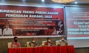 Bupati Minsel Wongkar didampingi Wabup Rembang Buka BImtek  Pa/Kpa, Ppk dan Sirup Anggaran TA.2022