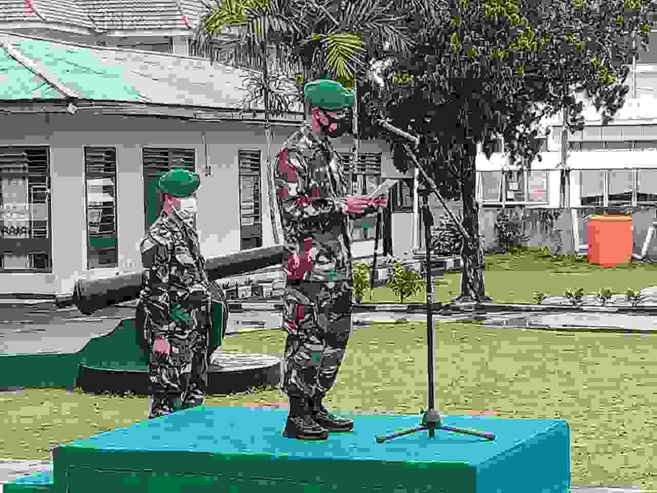 Komandan Kodim 1302/Minahasa Pimpin Pelaksanaan Upacara Bendera 1 IMG 20220117 WA0042