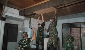 Pelaksanaan Karya Bakti, Dandim 1302/Minahasa: Harus Selalu Peduli Terhadap Lingkungan