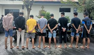 8 Remaja Terduga Pelaku Perusakan Diamankan Tim Tarsius Presisi Polres Bitung