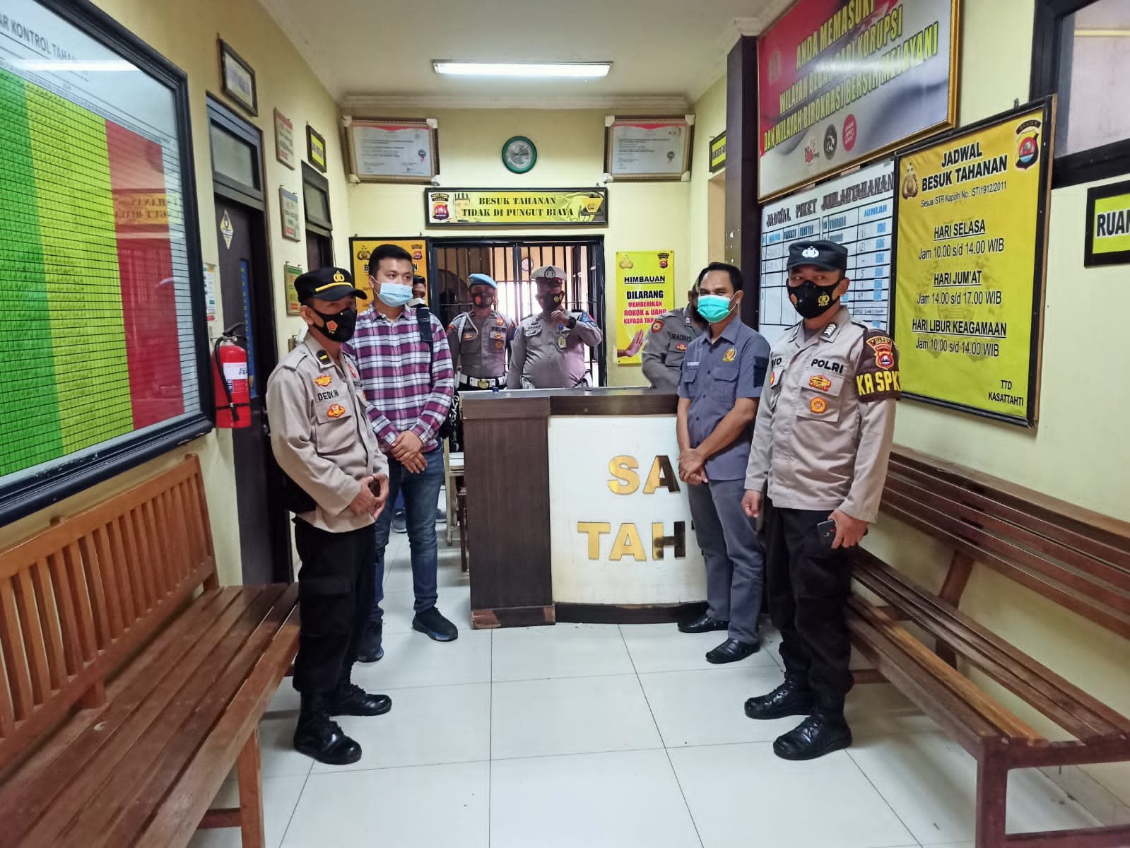 Piket Pawas Polres Serang Laksanakan Apel Pengecekan Kesiapan Personel 1 IMG 20220122 WA0009 1
