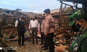 Kapolda sumut Tinjau Ledakan Bom Ikan di Sibolga