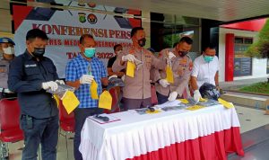 Polres Metro Tangerang Kota Ungkap Kasus Curanmor Roda Dua
