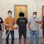 Penganiayaan Pakai Sajam di Pusat Kota Manado, Lelaki SS Diamankan Tim Buser Polresta