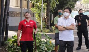 Awali Kerja Hari ini, Walikota Tinjau Kerja Bakti