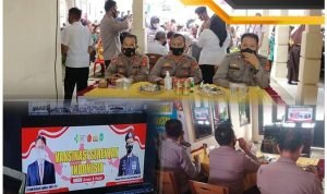 Jajaran Polres Lampung Utara kembali menggelar vaksinasi serentak