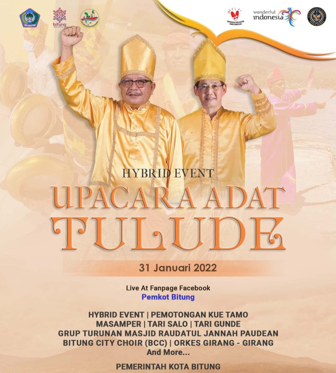 Pemkot Bitung dan Ormas Nusa Utara Rencana Upacara Adat Tulude 1 IMG 20220129 202059