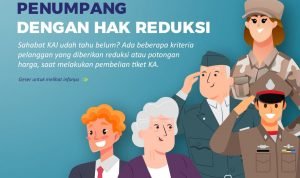Apresiasi Pelanggan, KAI Berikan Potongan 20% bagi LVRI dan Wartawan