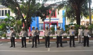 Melalui Apel Pagi, Dirlantas Polda Banten Apresiasi Pelaksanaan Launching Program