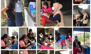 Giat Vaksinasi Didampingi Polsek Lembean Timur di Desa Seretan 