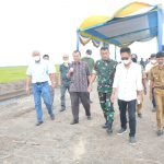 Pangdam II/Swj Tinjau Lokasi Pemanfaatan Lahan Bekas Karhutla di OKI