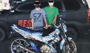 Polres Bitung Amankan Dua Pelaku Curanmor yang Beraksi di Wangurer Timur