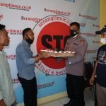 Peringatan HPN 2022, Polres Serang Beri Kejutan di Kantor Forum Jurnalis Serang Raya