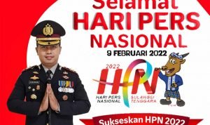 Kapolres Bitung Mengucapkan Selamat Hari Pers Nasional 2022