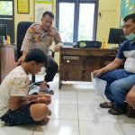 Polisi Amankan Terduga Pelaku Curanmor Yang Ditangkap Massa di Cikeusal