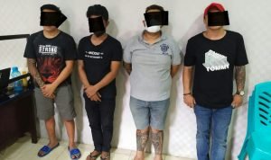 Diduga Lakukan Penganiayaan di Walian, 4 Pria Diamankan di Polres Tomohon