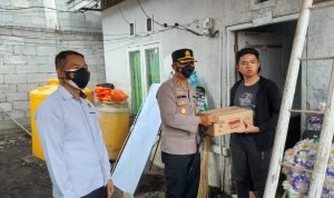 Kunjungi Keluarga Alm Herry Dumais, Kapolres Bitung Ucapkan Belasungkawa dan Beri Bantuan