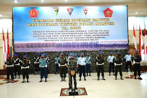 POM TNI Gelar Operasi Gaktib dan Yustisi di Wilayah Kodam II/Sriwijaya 1 IMG 20220223