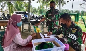 Kodim 0413/ Bangka Gelar Vaksinasi Tahap III Selama 5 Hari