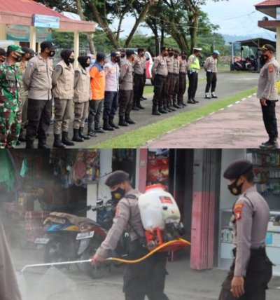 Polres Halsel dan Satgas Covid 19 Laksanakan Penyemprotan Desinvektan 1 IMG 000000 000000