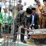 Bupati Bungo Letakkan Batu Pertama Pembangunan Sekretariat NU