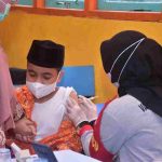 Ekspektasi Anak Saat Vaksinasi oleh Kabiddokkes Polda Jambi Sangat Ceria