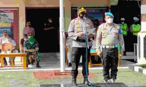 Polres Minahasa Laksanakan Gelar Pasukan dalam Rangka ‘Operasi Keselamatan Samrat 2022’