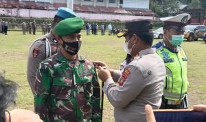Letkol Ircham Effendi Hadiri Apel Gelar Pasukan Operasi Keselamatan Samrat di Polres Tomohon