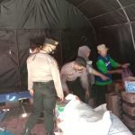 Personel Sat Samapta Polres Serang Standby Posko Banjir di Wilkum Polres Serang