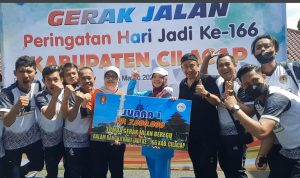 HUT Cilacap Ke- 166 Gelar Jalan Cepat Sejauh 11 Km