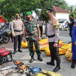 Wakili Dandim, Kasdim 0510/Trs Hadiri Apel Kesiapsiagaan Penanggulangan Bencana Alam Bersama Forkopimda