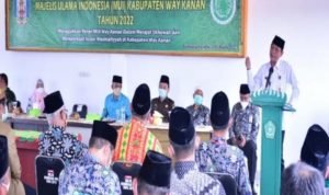 Wakil Bupati Ali Rahman Hadiri Musda MUI Kabupaten Way Kanan