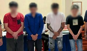 4 Pelaku Pengeroyokan di Depan Sebuah Tempat Hiburan Malam di Kota Manado Diamankan Polisi