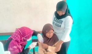 Polsek Cikeusal Gelar Vaksinasi Anak