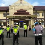 Hari Libur Polres Serang Tetap Laksanakan Apel Siaga