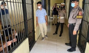 Cek Ruang Tahanan, Pawas Polres Serang Pastikan Tahanan Keadaan Baik